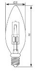 Immagine di Lampadina alogena - CDH/CL E14