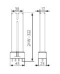 Immagine di PL-L-36W/4P 4000K  Lampada fluorescente compatta non integrata