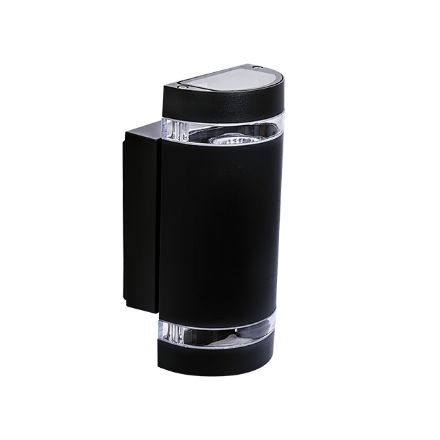 Immagine di ILLUMINAZIONE PARETE ZEW - IP44 - 2XGU10 - 235*109 - NERO CIRCOLARE