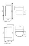 Immagine di ILLUMINAZIONE PARETE - IP44 - 2XGU10 - 235*109 - ZEW NERO CIRCOLARE