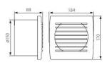 Immagine di CYKLON EOL150 Ventilatore da canale