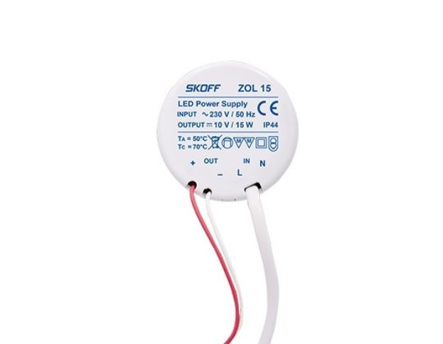 Immagine di TRASFORMATORE LED ZOL 15-10  / 10V DC / 1,5A / 15W - Ø 53