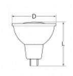 Immagine di LED GU5,3 - 4W- CW