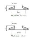 Immagine di FARETTO A INCASSO QUADRATO ORIENTABILE - MORTA CT-DTO50-SR