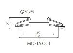 Immagine di FARETTO FISSO A INCASSO LAVORATO - MORTA OCT-B