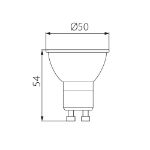 Immagine di FULLED GU10 - 3,3W - SPOT LED SMD 120° - FARETTO  A LED