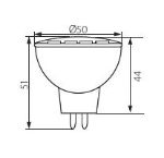 Immagine di LED15 C MR16 4,5W - SPOT LED SMD Gx5,3 - BIANCO - FARETTO A LED