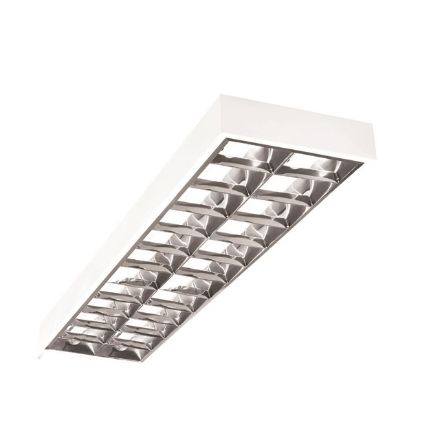 Immagine di NOTUS 3WS EVG 236 NT - PLAFONIERA DA SOFFITTO CON GRIGLIA