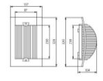 Immagine di PLAFONIERA PARETE - E27 - IP54 BIANCO TURK