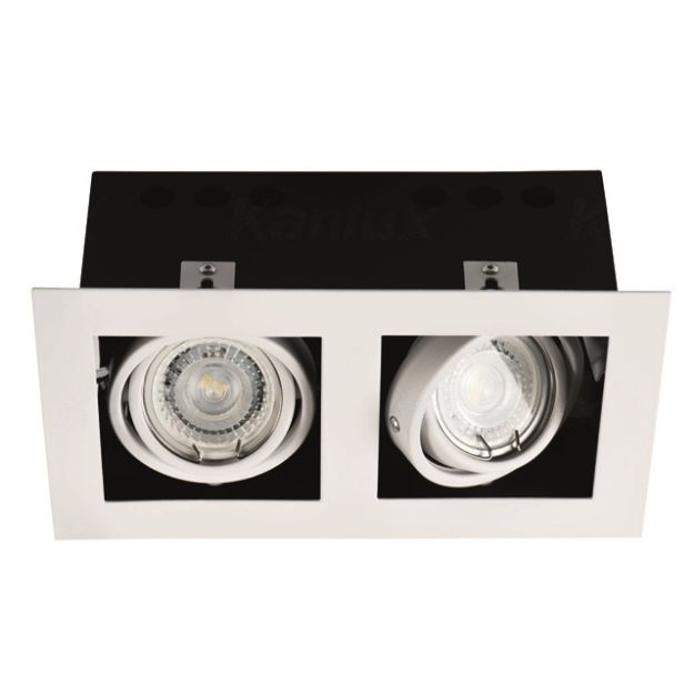 Immagine di MULTIFARETTO A INCASSO - TIPO DOWNLIGHT - MERIL DLP-250-W  - 195*95 - 30° - FORO 195*95