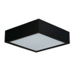 Immagine di PLAFONIERA A SOFFITTO - E27 - IP20 - NERO MERSA