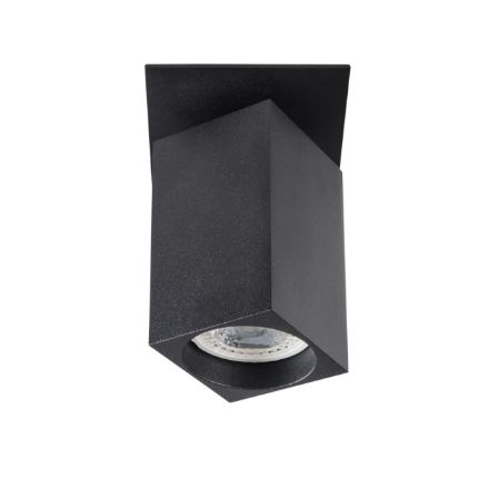Immagine di FARETTO A INCASSO A RILIEVO ORIENTABILE QUADRATO - DIM 57*57*90 - FORO 70 - 90° - CHIRO NERO