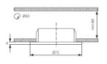 Immagine di FARETTO A INCASSO LED - GAVI - 3000K - FORO 60 - DIM 73