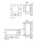 Immagine di SEGNAPASSO A INCASSO QUADRATO - IP54 - 0,6W - 4000K - FORO 65X65 - 70*50 - TAXI CROMO OPACO