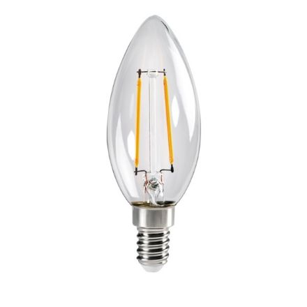 Immagine di XLED C35 E14 2,5W WW - LAMPADA A FILAMENTO A LED CON VETRO TRASPARENTE