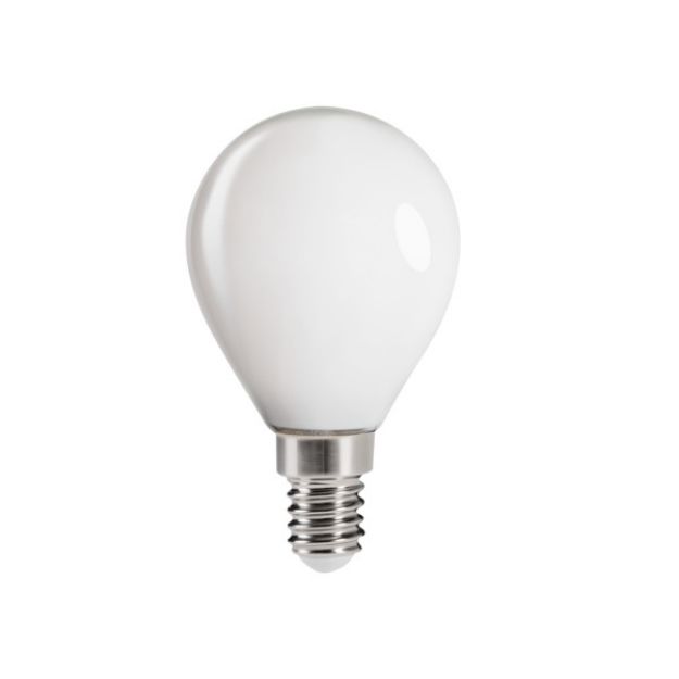 Immagine di XLED G45 - E14 - 4,5W/6W  - M - LAMPADA A FILAMENTO A LED CON VETRO BIANCO