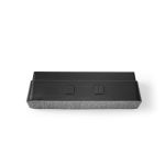 Immagine di Altoparlante Bluetooth® in Tessuto | 15 W | Fino a 4 Ore di Riproduzione | Orologio Digitale | Antracite / Nero