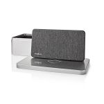 Immagine di Altoparlante Bluetooth® in Tessuto | 15 W | Fino a 4 Ore di Riproduzione | Orologio Digitale | Antracite / Nero