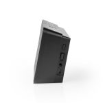 Immagine di Altoparlante Bluetooth® in Tessuto | 15 W | Fino a 4 Ore di Riproduzione | Orologio Digitale | Antracite / Nero