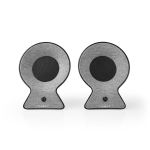 Immagine di Altoparlante Bluetooth® in Tessuto | 2 x 15 W | Fino a 4 Ore di Riproduzione | TWS (True Wireless Stereo) | ANTRACITE/NERO