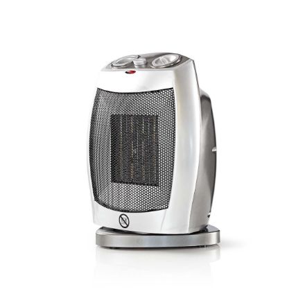 Immagine di Termoventilatore ceramico PTC  750 / 1500 W | 2 Modalità di Calore | Termostato regolabile | Ruota automaticamente | Protezione da surriscaldamento | protezione da ribaltamento