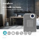 Immagine di SmartLife Riscaldamento ad aria  Wi-Fi | Compatto | 1800 W | 3 Impostazioni di Calore | Oscillazione | Schermo | 15 - 35 °C | Android™ / IOS | Bianco