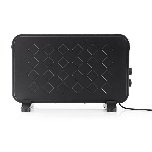 Immagine di Termoconvettore | Termostato | Funzione Ventilatore | 2 Impostazioni | 2000 W | Nero