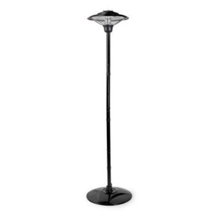 Immagine di Riscaldatore da Esterno | Con Palo di 200 cm | 1500 W | IP34 - 1500 W | 1 Impostazione del Calore | protezione da ribaltamento | Nero