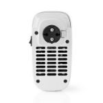 Immagine di Riscaldamento portatile a presa  400 W | Termostato regolabile | Intervallo di temperatura: 15-45 °C | Display LCD | Protezione da surriscaldamento | Timer di spegnimento: 12 h | Bianco / Nero