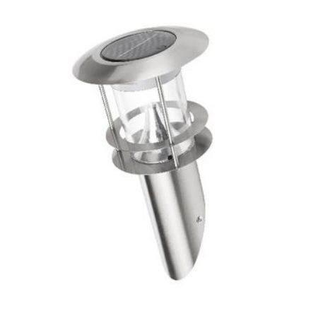 Immagine di RANEX Luce Esterna Solare a LED con Sensore acciaio inossidabile - 0.3W -  APPLIQUE CON SENSORE