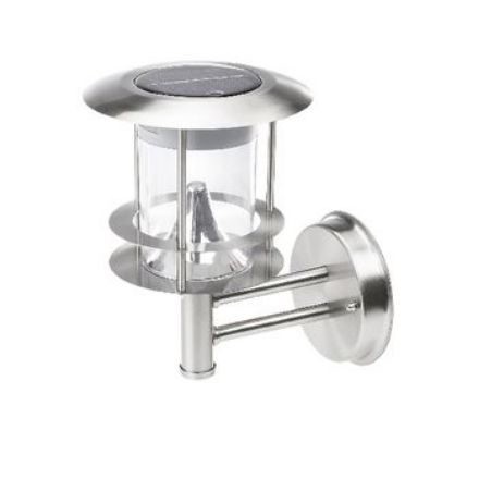 Immagine di RANEX Luce Esterna Solare a LED con Sensore acciaio inossidabile - 0.3W CON SENSORE