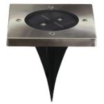 Immagine di Terra solare 2 LED Rettangolari/Quadrati CON PICCHETTO - 0.12W