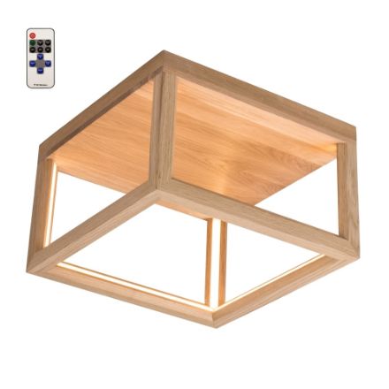 Immagine di KAGO LED A SOFFITTO - quadrato con telecomando  - illuminazione con striscia - 35,5 x 35,5