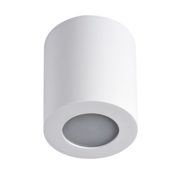 Immagine di PROIETTORE A SOFFITTO - 1XGU10  - SANI IP44/20 - 95*80 mm - BIANCO