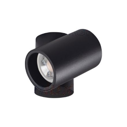 Immagine di FARETTO DIREZIONALE SOFFITTO E PARETE - 1XGU10 BLURRO  NERO 