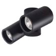 Immagine di FARETTO DIREZIONALE SOFFITTO E PARETE  - BLURRO 2XGU10 -  NERO - IP20 