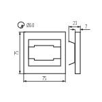 Immagine di TERRA LED MINI - NERO - 0.8W 12DC - SEGNAPASSO