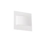 Immagine di ERINUS LED LL - SEGNAPASSO QUADRATO BIANCO - 1.5W - IP20 - DOPPIA LUCE