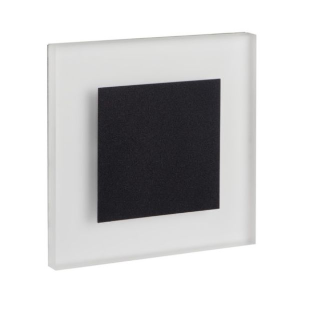Immagine di SEGNAPASSO - APUS LED AC  - 1,3W - IP20 -  220/240AC - NERO - NW