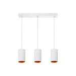 Immagine di CHLOE PENDANT BIANCO - ILLUMINAZIONE A SOSPENSIONE - 3 PUNTI LUCE LINEARE