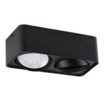 Immagine di PROIETTORE A SOFFITTO - TUBEO 2XGU10 - ES-111- 290*150*95 mm - NERO 