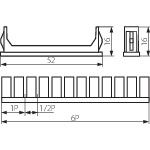 Immagine di Tappo 2X1P+8X1/2P Z-DB