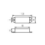 Immagine di Controller per nastri led CONTROLLER RGBW DIM - 12DC/24V - MAX 30M