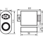 Immagine di Controller per nastri led CONTROLLER RGB - 12DC