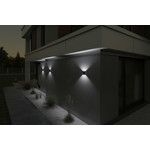 Immagine di ILLUMINAZIONE PARETE/SEGNAPASSO A LED - CON DOPPIO FASCIO DI LUCE - 8W - 4000K - IP54 - BIANCO - KNGARTO