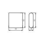 Immagine di ILLUMINAZIONE PARETE/SEGNAPASSO A LED - CON DOPPIO FASCIO DI LUCE - 8W - 4000K - IP54 - BIANCO - KNGARTO