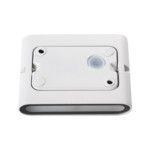 Immagine di ILLUMINAZIONE PARETE/SEGNAPASSO A LED - CON DOPPIO FASCIO DI LUCE - 8W - 4000K - IP54 - BIANCO - KNGARTO