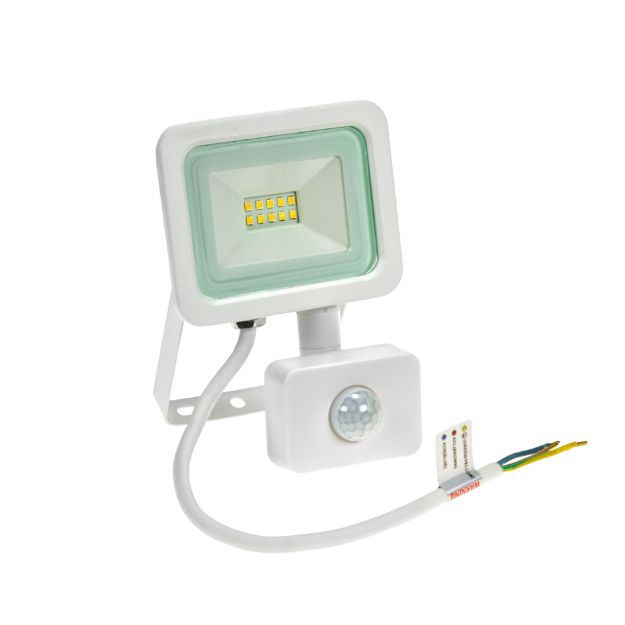 Immagine di FARO CON SENSORE BIANCO PER ESTERNO- LUX 2  - IP44