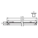 Immagine di Plafoniera led lineare - TP SLIM TW LED  - NW