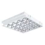 Immagine di Plafoniera ad incasso con griglia REGIS 4LED - 4XMAX18 - T8 LED - G13 - IP20